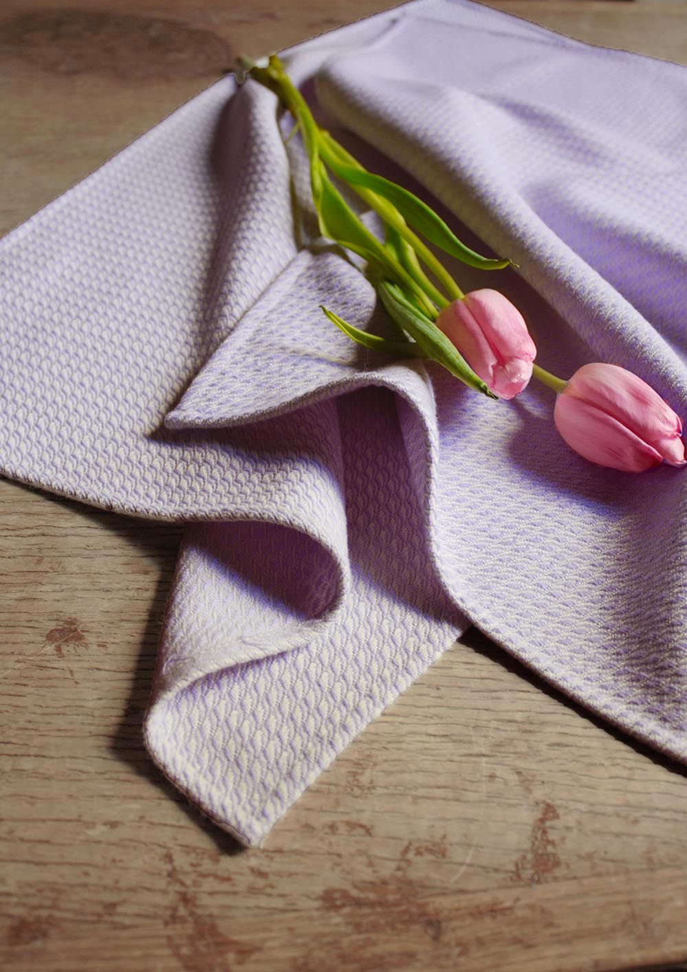 Le Coffret de Torchons Tissés Lavande