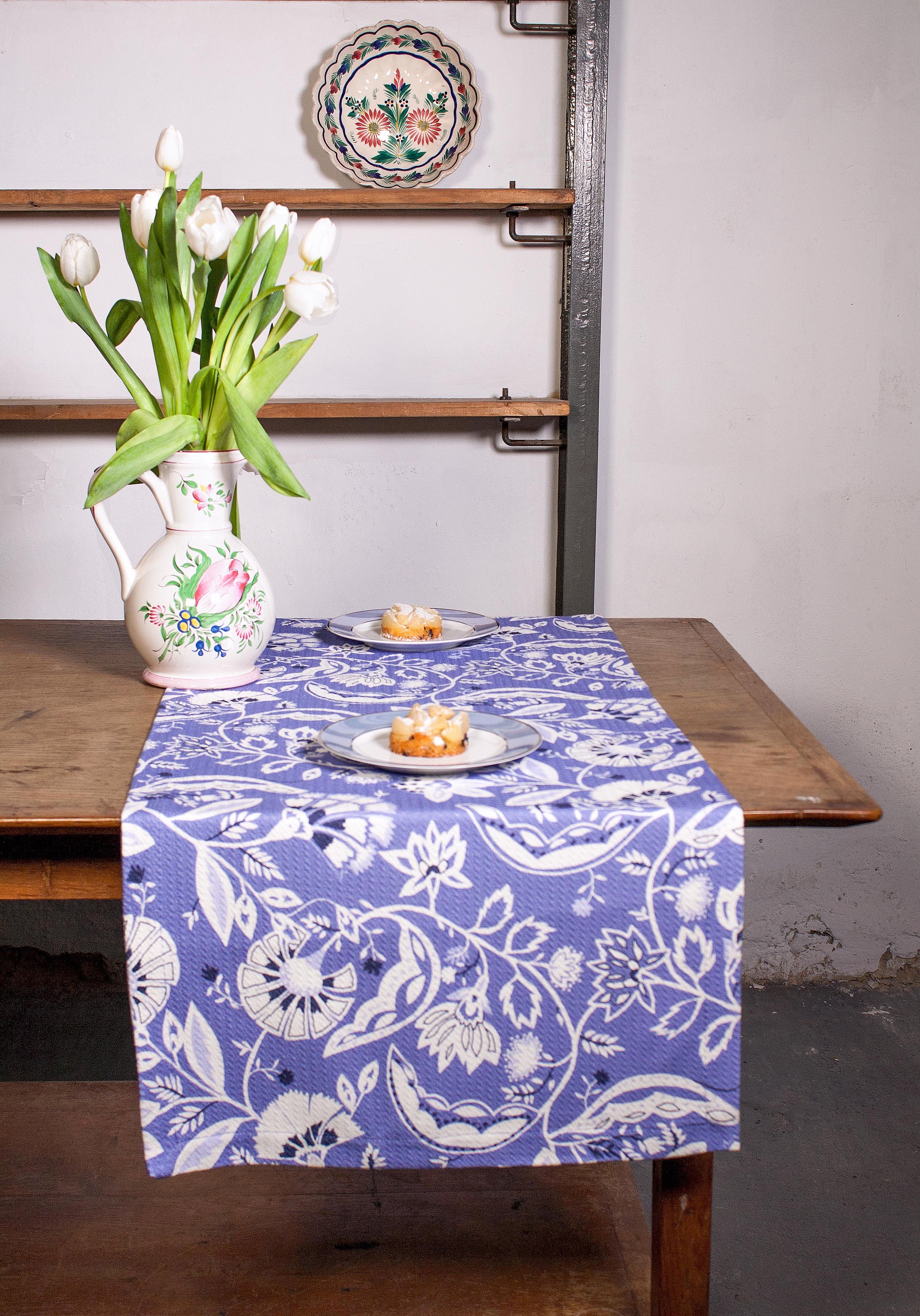 Le Chemin de Table Indienne Bleue