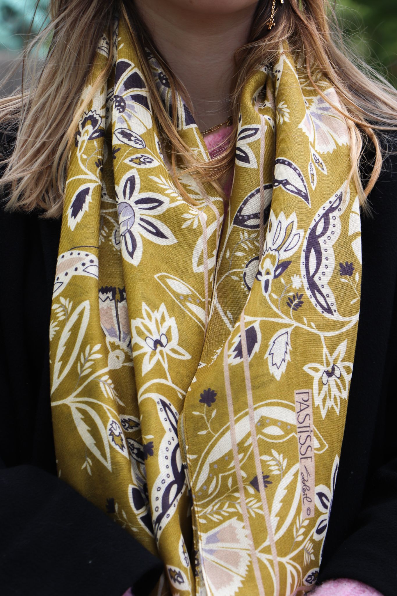 L'Étole Indienne Moutarde