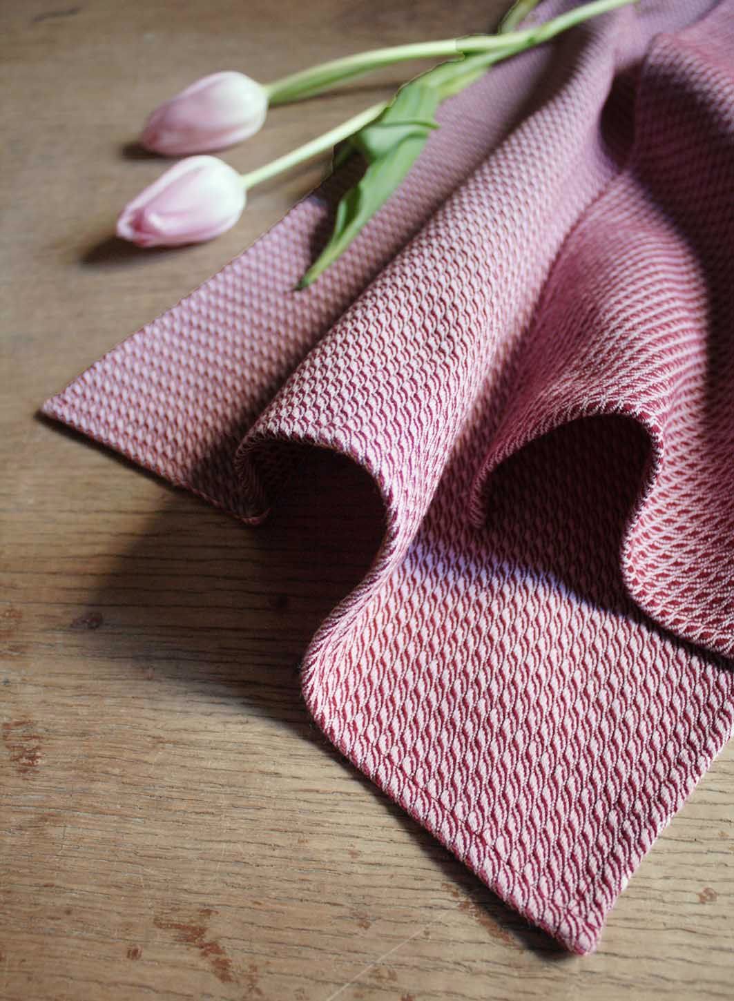 Le Coffret de Torchons Tissés Bordeaux