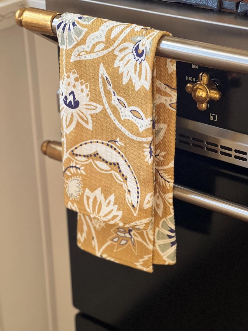 Le Coffret de Torchons Indienne Moutarde