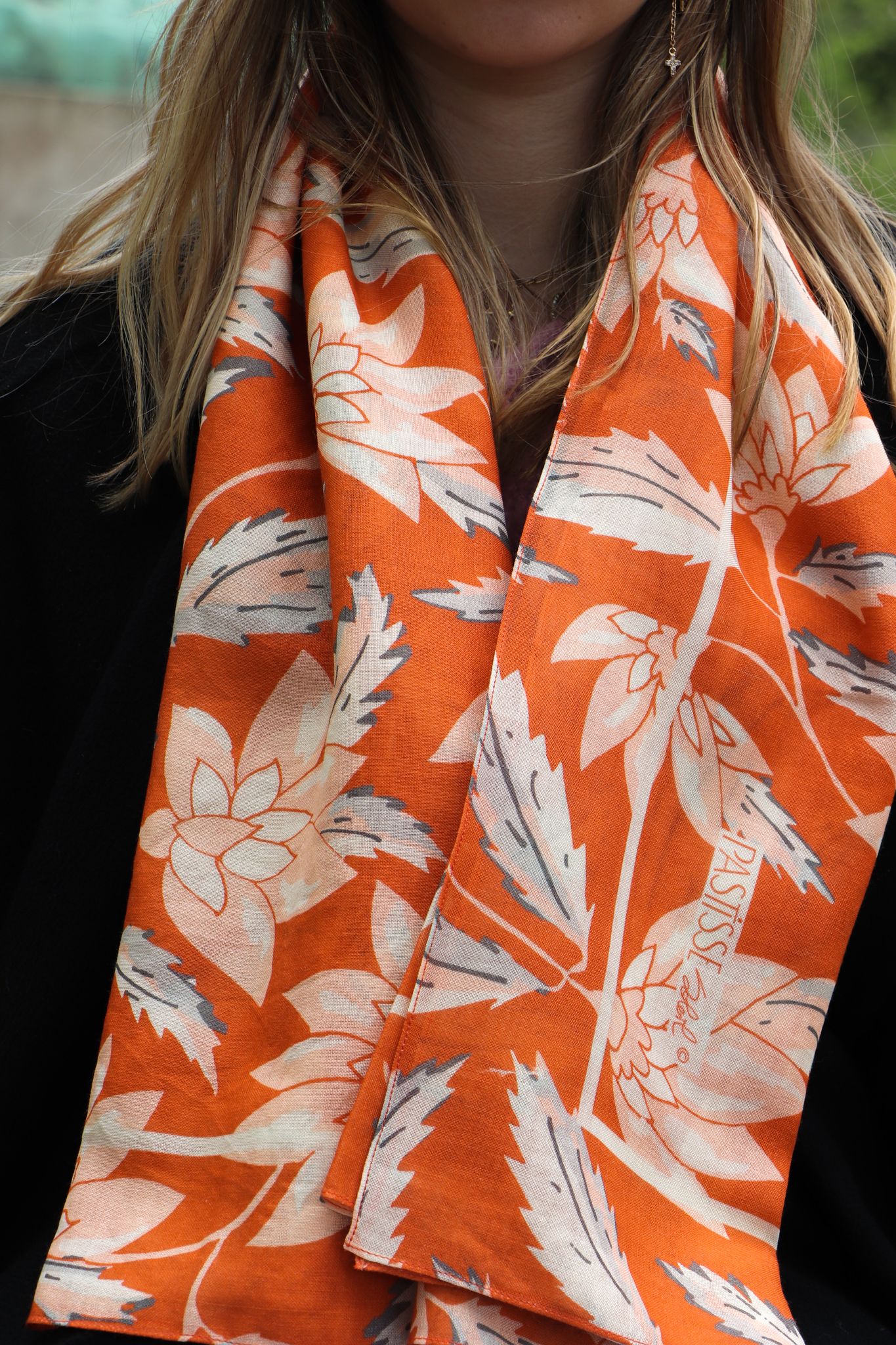 L'Étole L'Indienne Exotique Orange