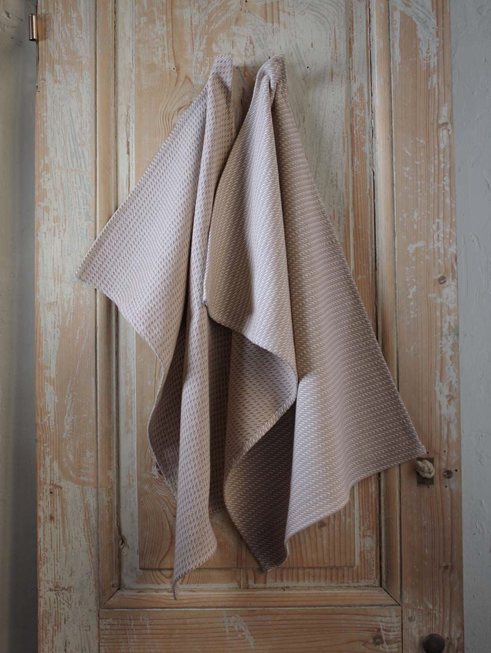 Le Coffret de Torchons Tissés Beige