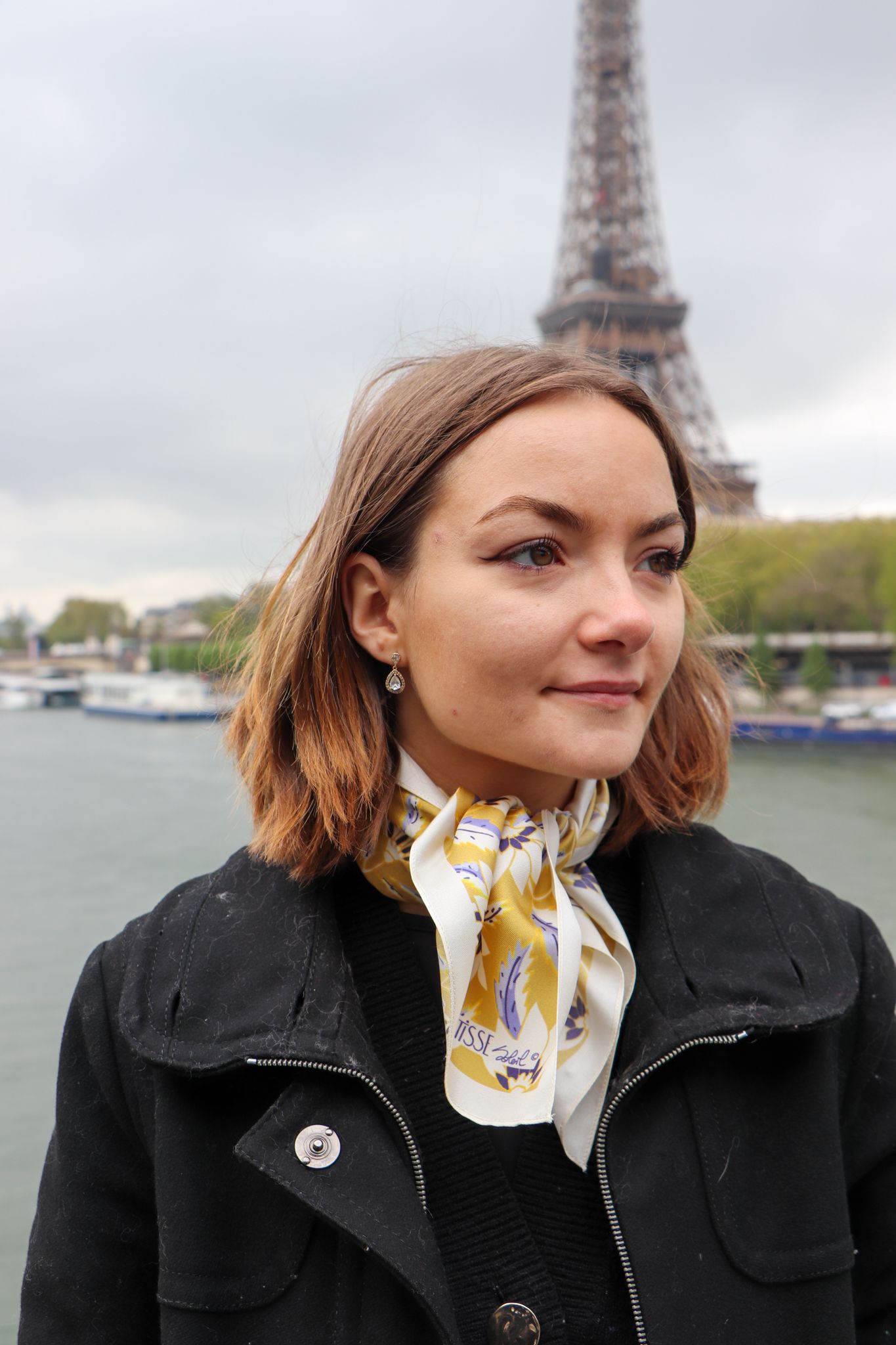 Le Carré Indienne Exotique Moutarde