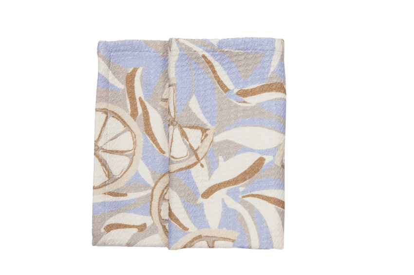 Les Serviettes Oranges Bleues