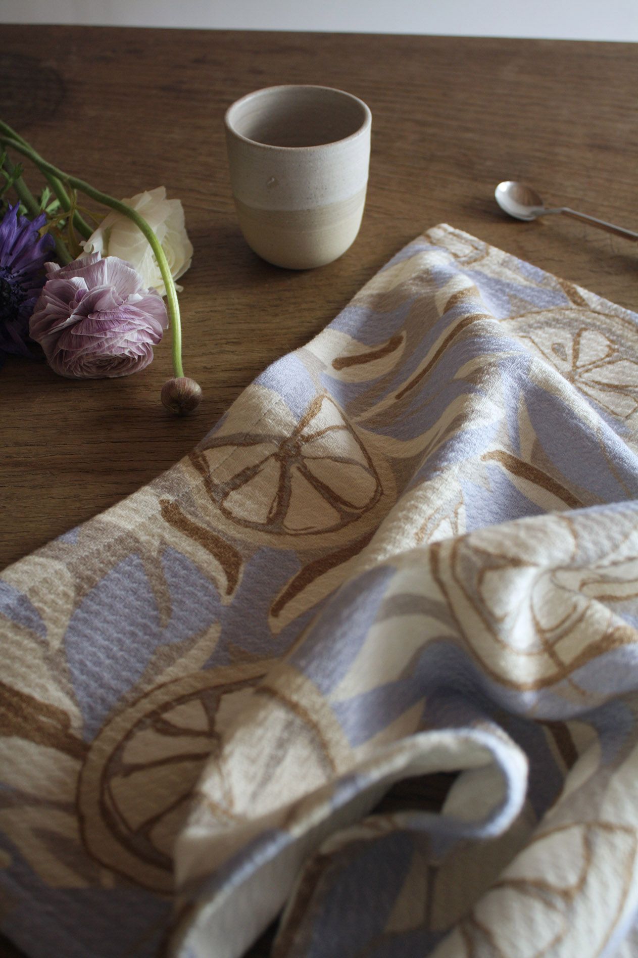 Les Serviettes Oranges Bleues